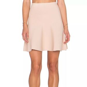 NWOT BCBGMAXAZARIA Ingrid A-Line Skirt size XS is Bare Pink